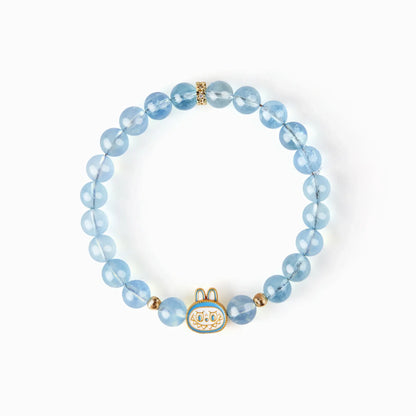 Labubu Aquamarine Bracelet – Sky Whisper