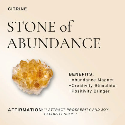 Mini Citrine Cluster Plant – Handmade Spiritual Gift & Desk Decor